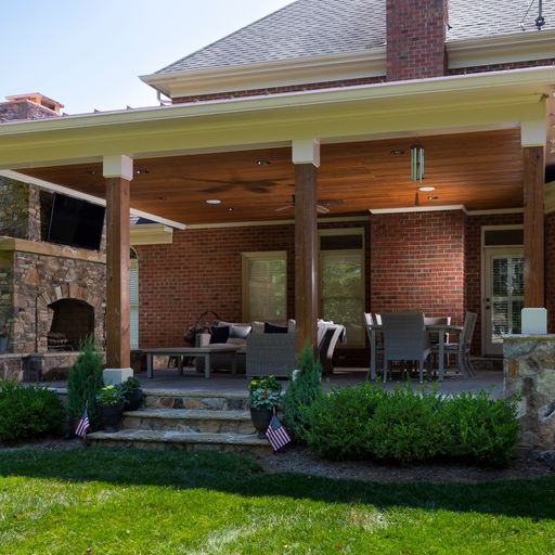Covered structures and porches by The Stone Man