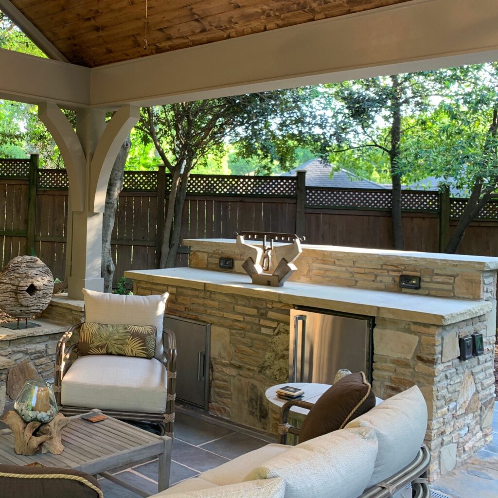 outdoor stone patio charlotte nc