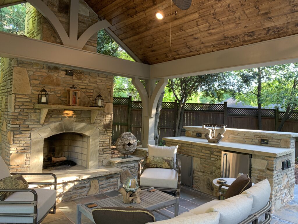 Covered structures and porches by The Stone Man