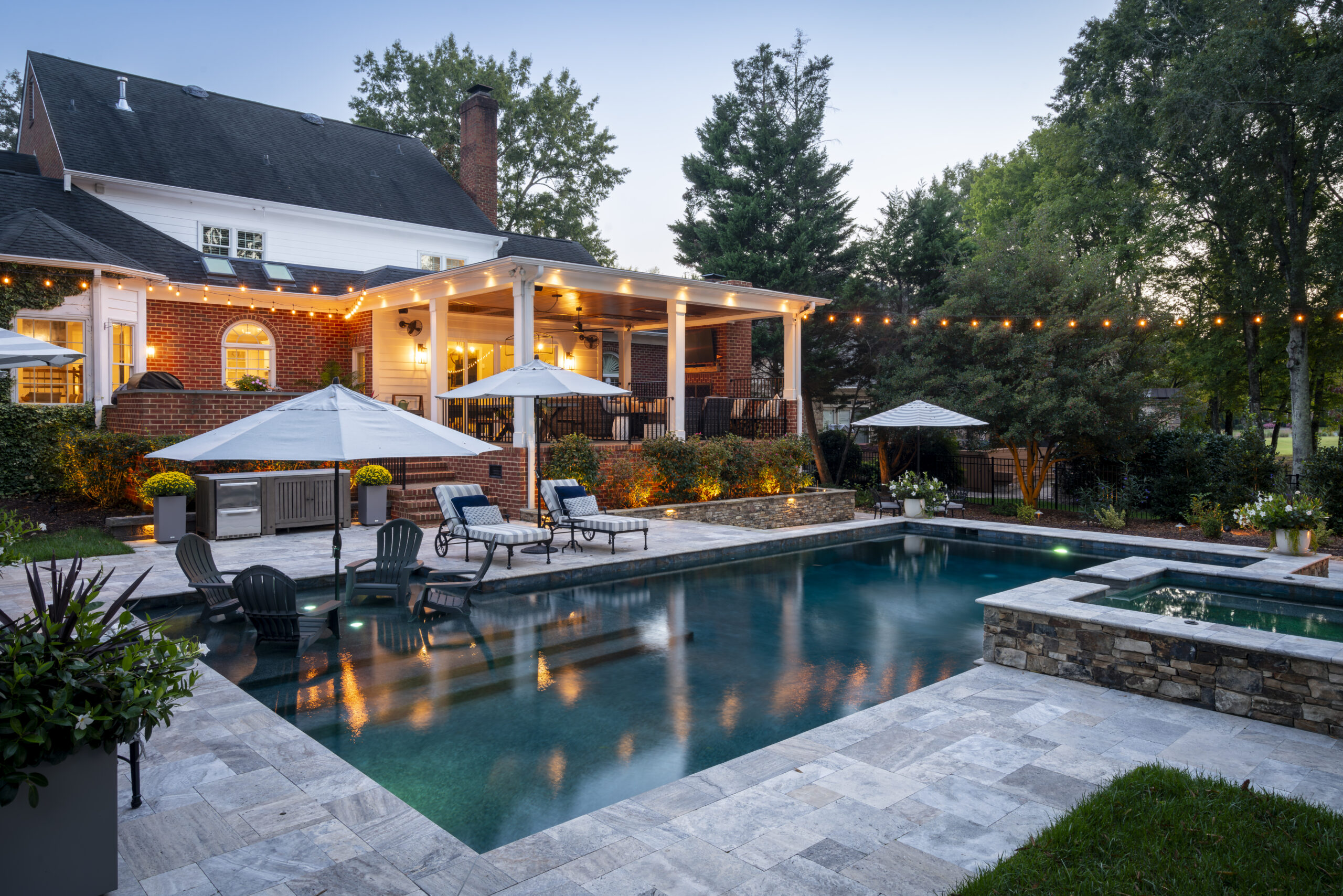 stone patio